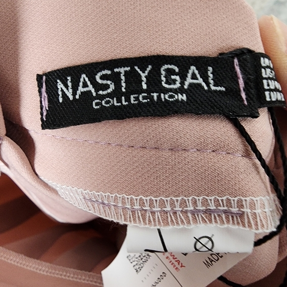 Nasty Gal Pleated Mini Skirt Ballet Pink Size 2 Flirty Coquette Clueless - Picture 5 of 9